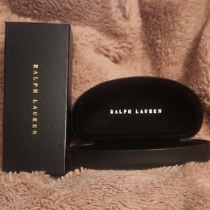 Ralph Lauren Black Eyewear Case With Box